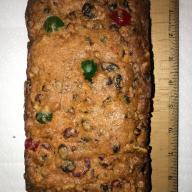 Home Made Loaf Pan Fruit Cake From Scratch