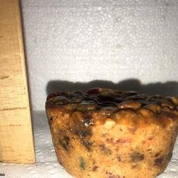 Home Made Mini-Tube Pan Fruit Cake From Scratch
